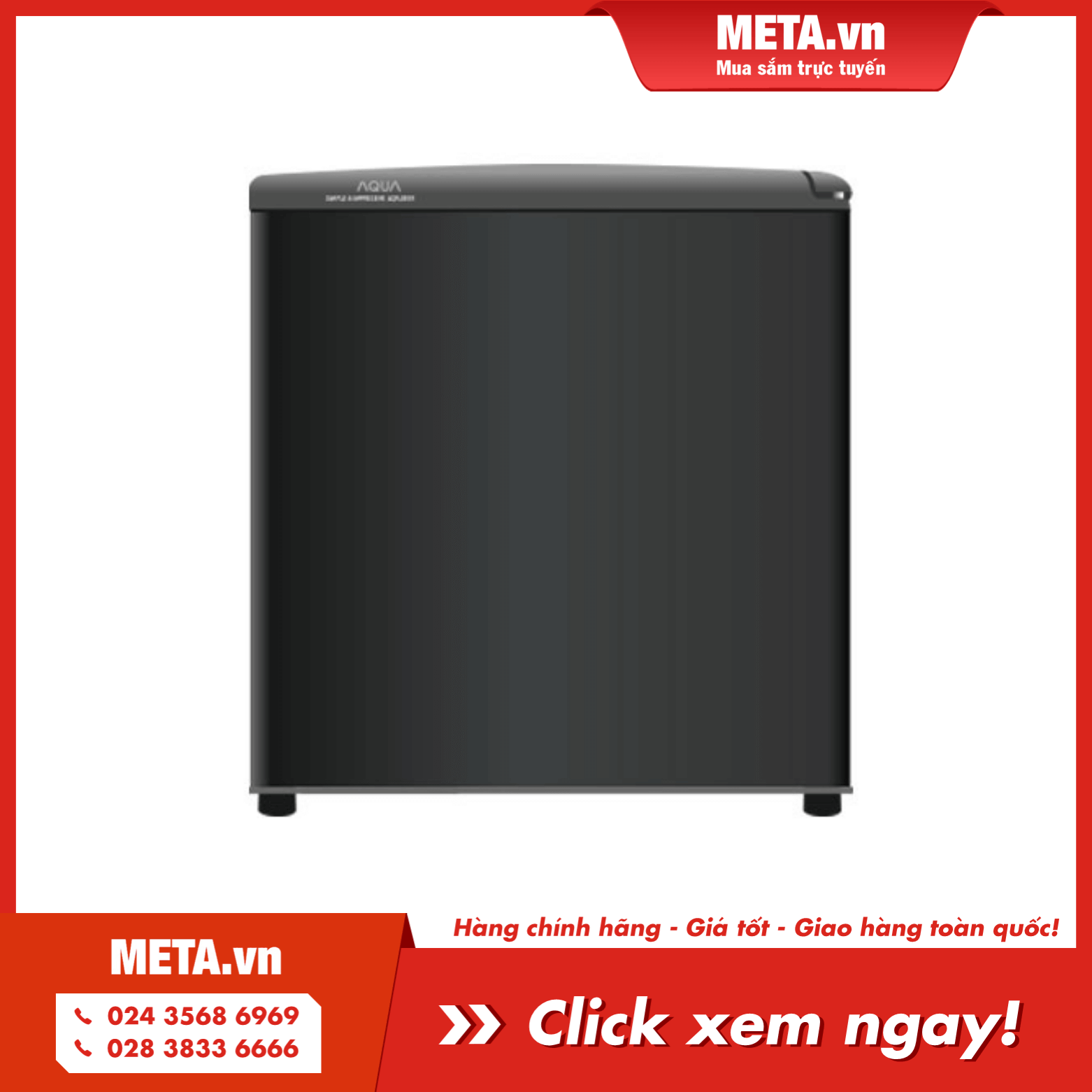 Mua ngay Tủ lạnh mini AQUA 50 lít AQR-D59FA (BS) có khay đựng chắc chắn