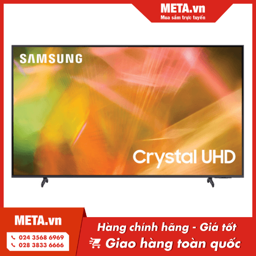 Smart tivi Samsung 4K 55 inch UA55AU8000KXXV (Mới 2021)