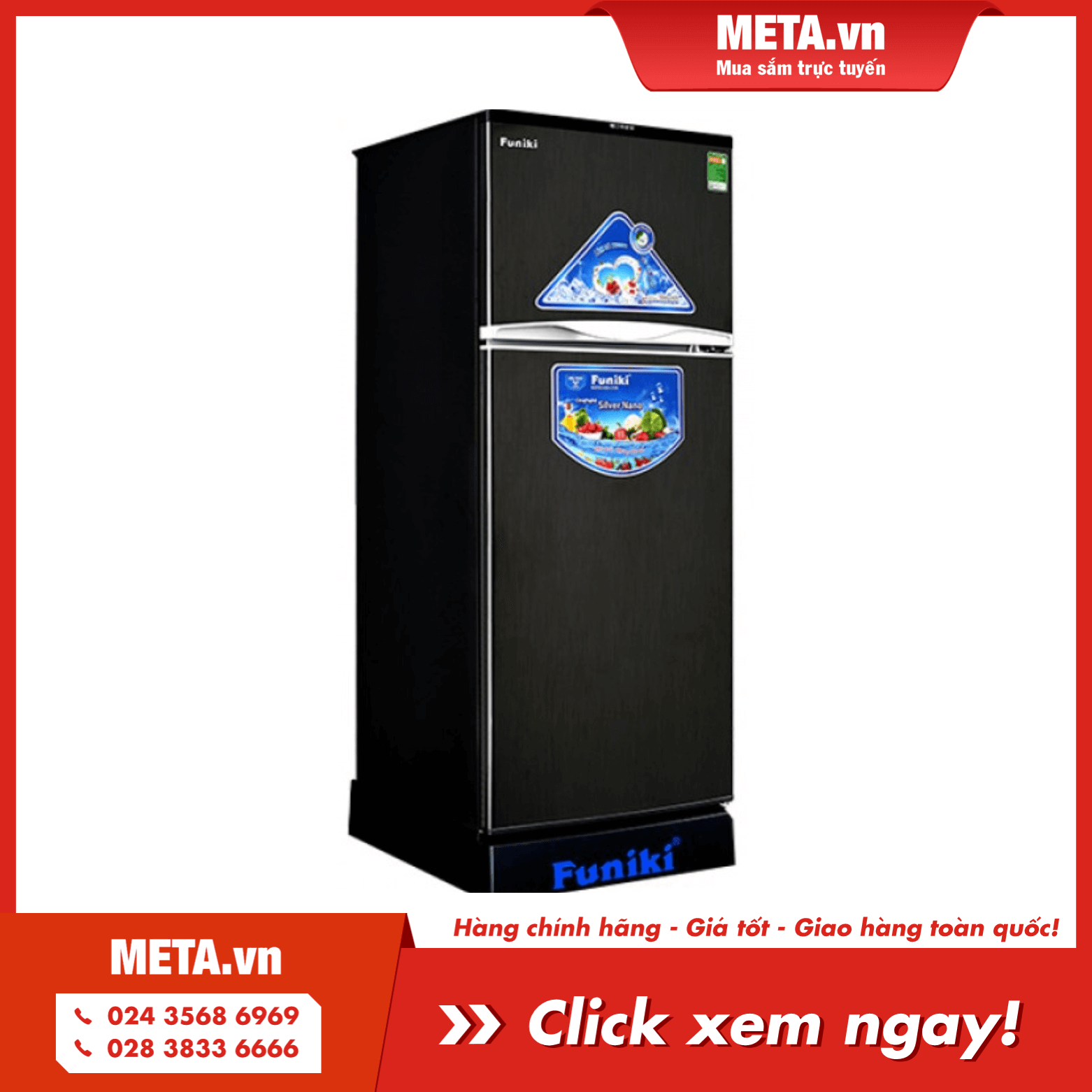 Mua ngay Tủ lạnh Funiki inverter FRI-166ISU 165 lít