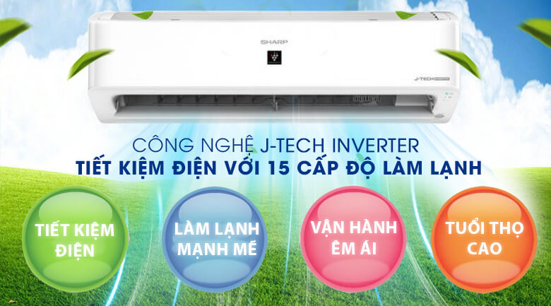 Công nghệ J-tech Inverter trên máy lạnh Sharp