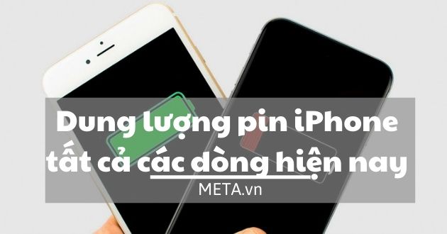 dung lượng pin iPhone