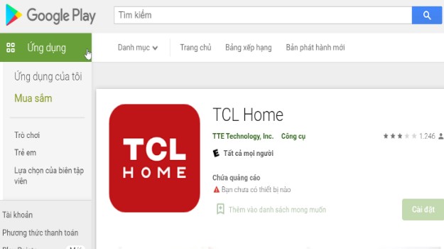 Cách kiểm tra bảo hành tivi TCL với ứng dụng TCL Home