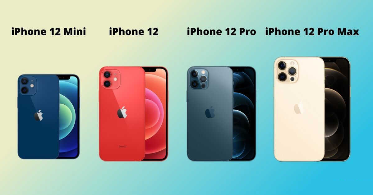 iPhone 12 mini, iPhone 12, iPhone 12 Pro, iPhone 12 Promax (2020)