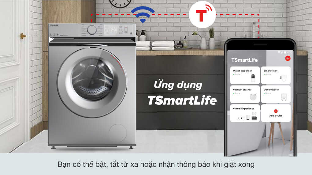 Kết nối Wifi và ứng dụng TSmartLife tiện lợi