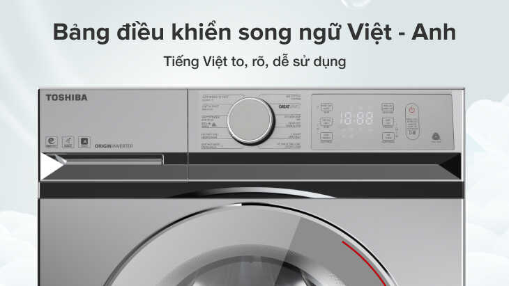 Bảng điều khiển rõ ràng, thân thiện với người dùng