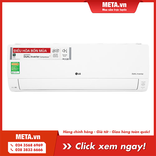 Điều hòa 2 chiều LG Inverter 1HP B10API (model 2022)