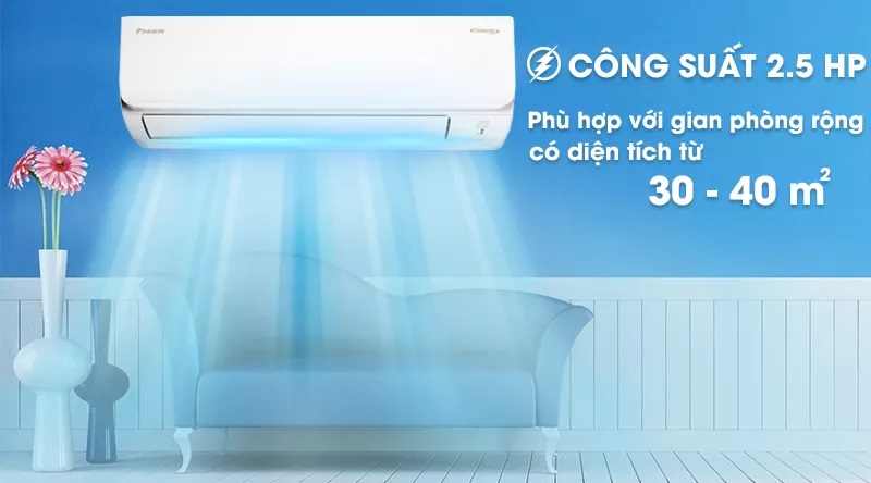 Máy lạnh công suất 2,5 ngựa