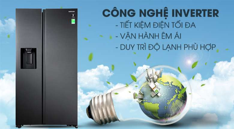 Tủ lạnh có sử dụng nguồn điện side-by-side không?