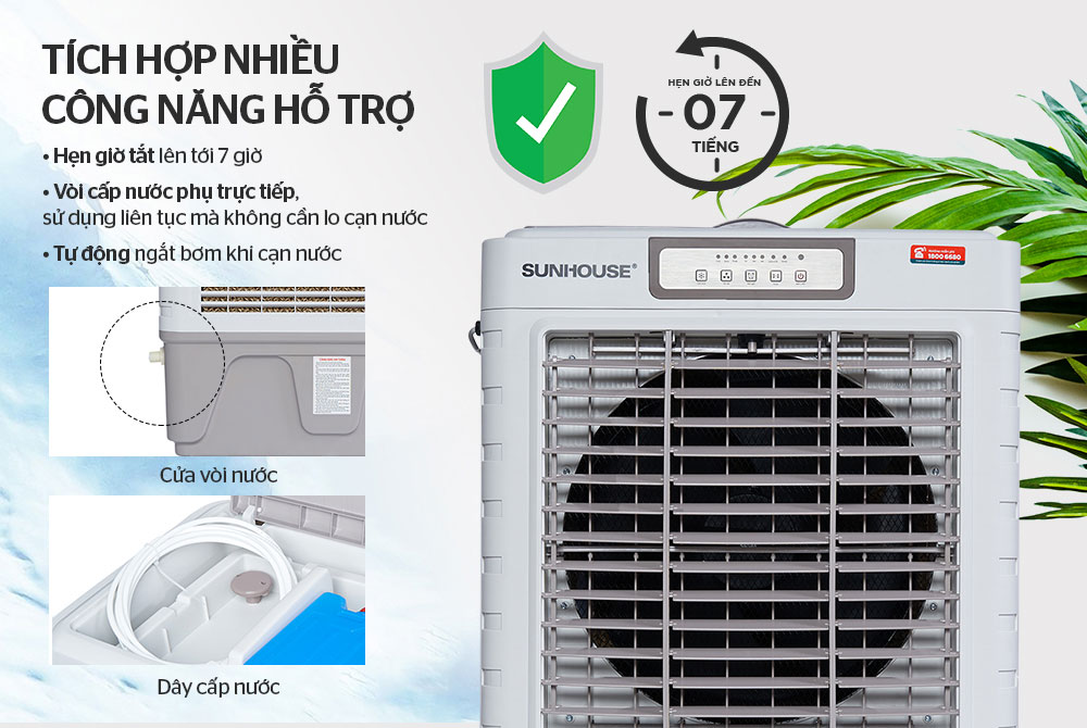 Đánh giá quạt điều hòa Sunhouse SHD7746