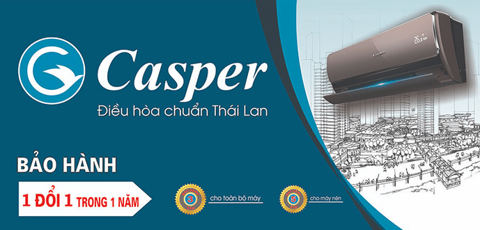 Máy lạnh Casper có chế độ hậu mãi tốt