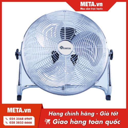 Quạt sàn công nghiệp Sowun SW 828 (135w, 3 tốc độ, bắt cánh 45 cm)