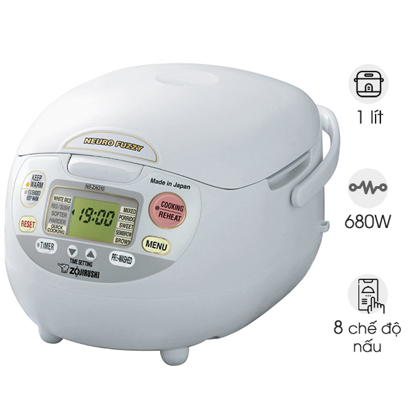 Nồi cơm điện Zojirushi NSZAQ10WZ 1 lít META.vn