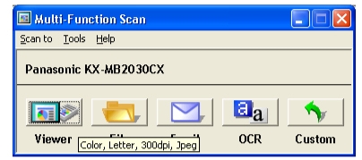 Hướng dẫn sử dụng máy fax đa chức năng Panasonic KX-MB 2030