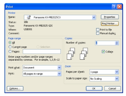 Hướng dẫn sử dụng máy fax đa chức năng Panasonic KX-MB 2030