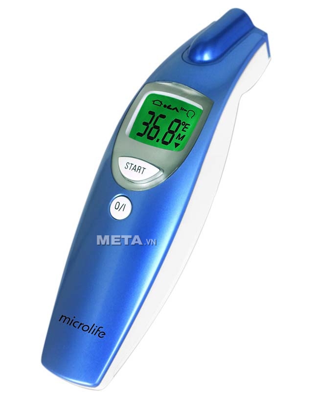 Nhiệt kế hồng ngoại đo trán Microlife FR 1DZ1 giúp đo nhiệt độ sau 1 giây