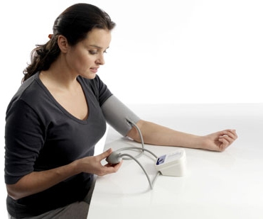 Hình ảnh minh họa cho máy đo huyết áp.