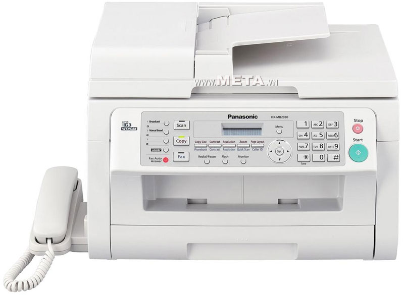 Hình ảnh máy fax Panasonic đa chức năng KX-MB 2030 - Màu trắng 