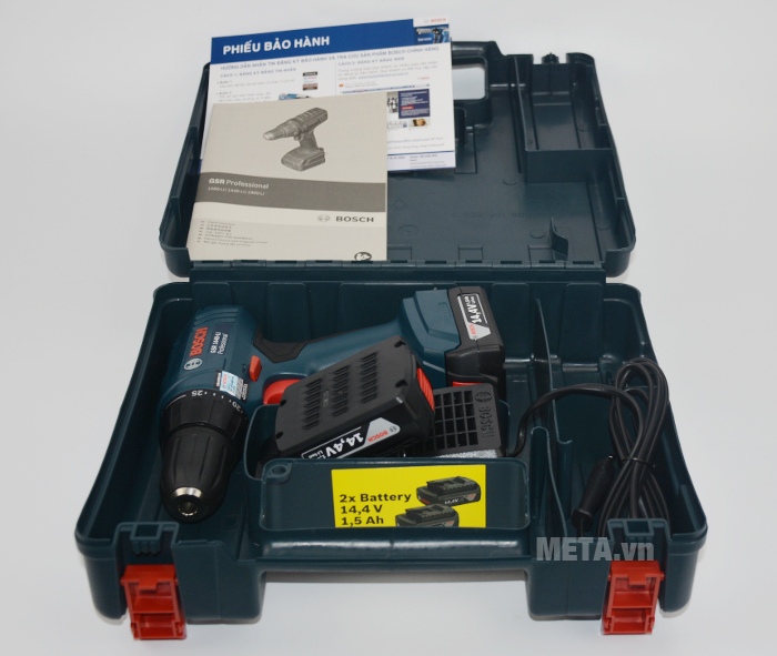 Máy khoan pin Bosch GSR 1440 Li sử dụng pin ion-lithium siêu bền Máy khoan pin Bosch GSR 1440 Li sử dụng pin ion-lithium siêu bền
