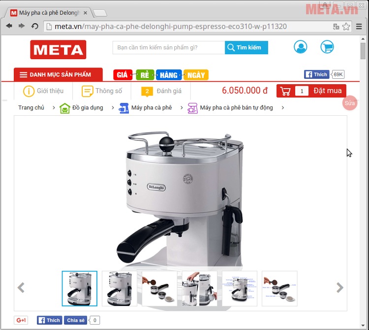 Màn hình chi tiết sản phẩm sau khi chọn sản phẩm hiển thị trên danh sách tìm kiếm Màn hình chi tiết sản phẩm sau khi chọn sản phẩm hiển thị trên danh sách tìm kiếm