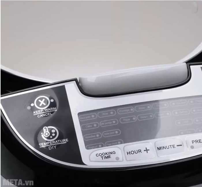 Bảng điều khiển của Máy làm tỏi đen nhiệt 4D ceramic Perfect PF-MC108