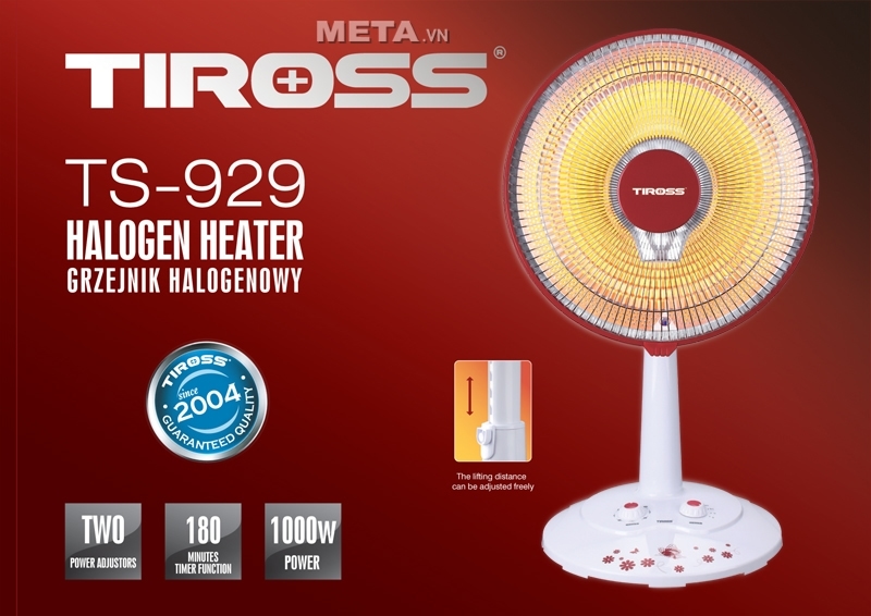 Quạt sưởi halogen Quạt sưởi halogen
