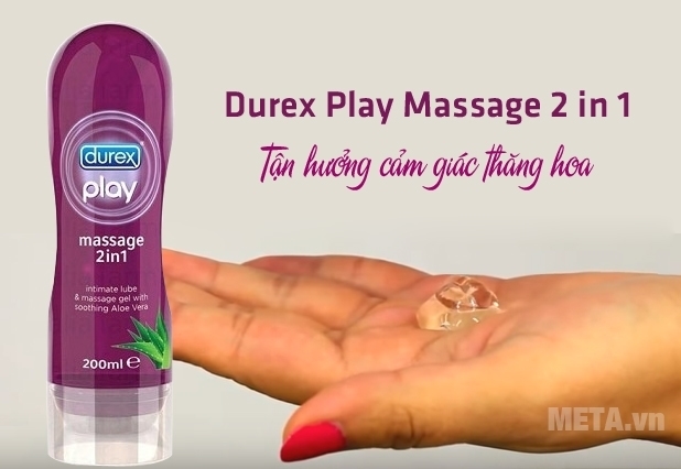 Gel Bôi Trơn Durex Play Massage 2 trong 1 200ml