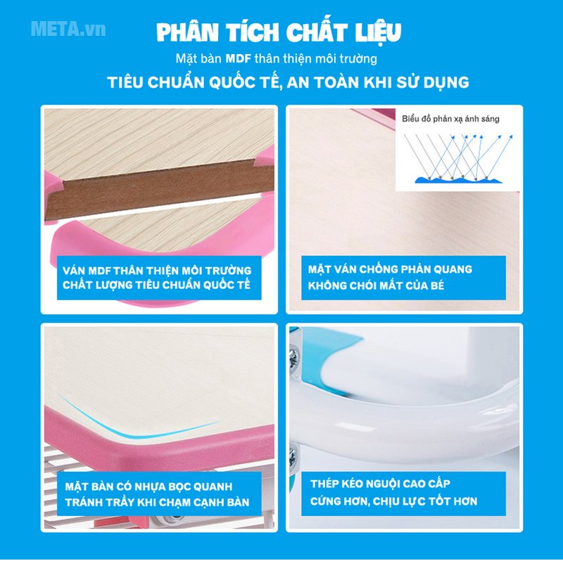 Bàn học sinh Best Desk với thiết kế tinh tế Bàn học sinh Best Desk với thiết kế tinh tế