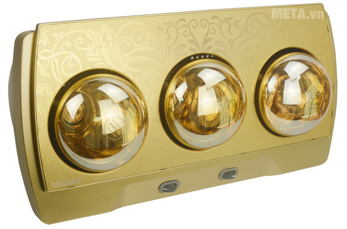 Đèn sưởi nhà tắm 3 bóng có điều khiển Heizen HE3BR Đèn sưởi nhà tắm 3 bóng có điều khiển Heizen HE3BR
