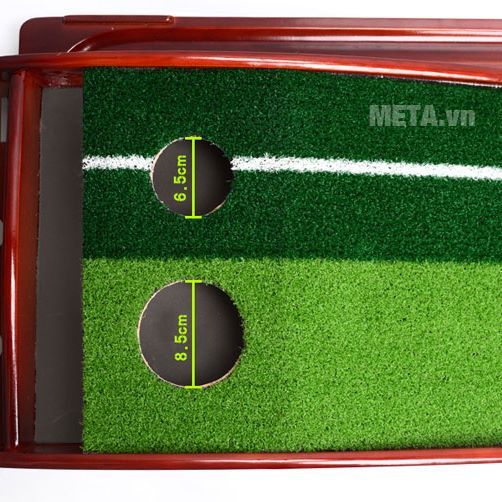 Kích thước 2 lỗ golf của thảm tập Golf Putting DG Kích thước 2 lỗ golf của thảm tập Golf Putting DG