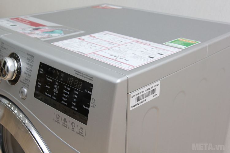 Máy giặt lồng ngang LG F1408NPR có tích hợp tiếng Việt dễ sử dụng 