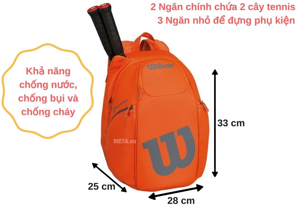 Balo tennis Vancouver Backpack Orgy WRZ849796 với tính năng vượt trội Balo tennis Vancouver Backpack Orgy WRZ849796 với tính năng vượt trội