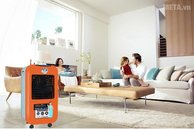 Quạt điều hòa Sunhouse SHD7725 có khả năng làm mát với diện tích rộng Quạt điều hòa Sunhouse SHD7725 có khả năng làm mát với diện tích rộng